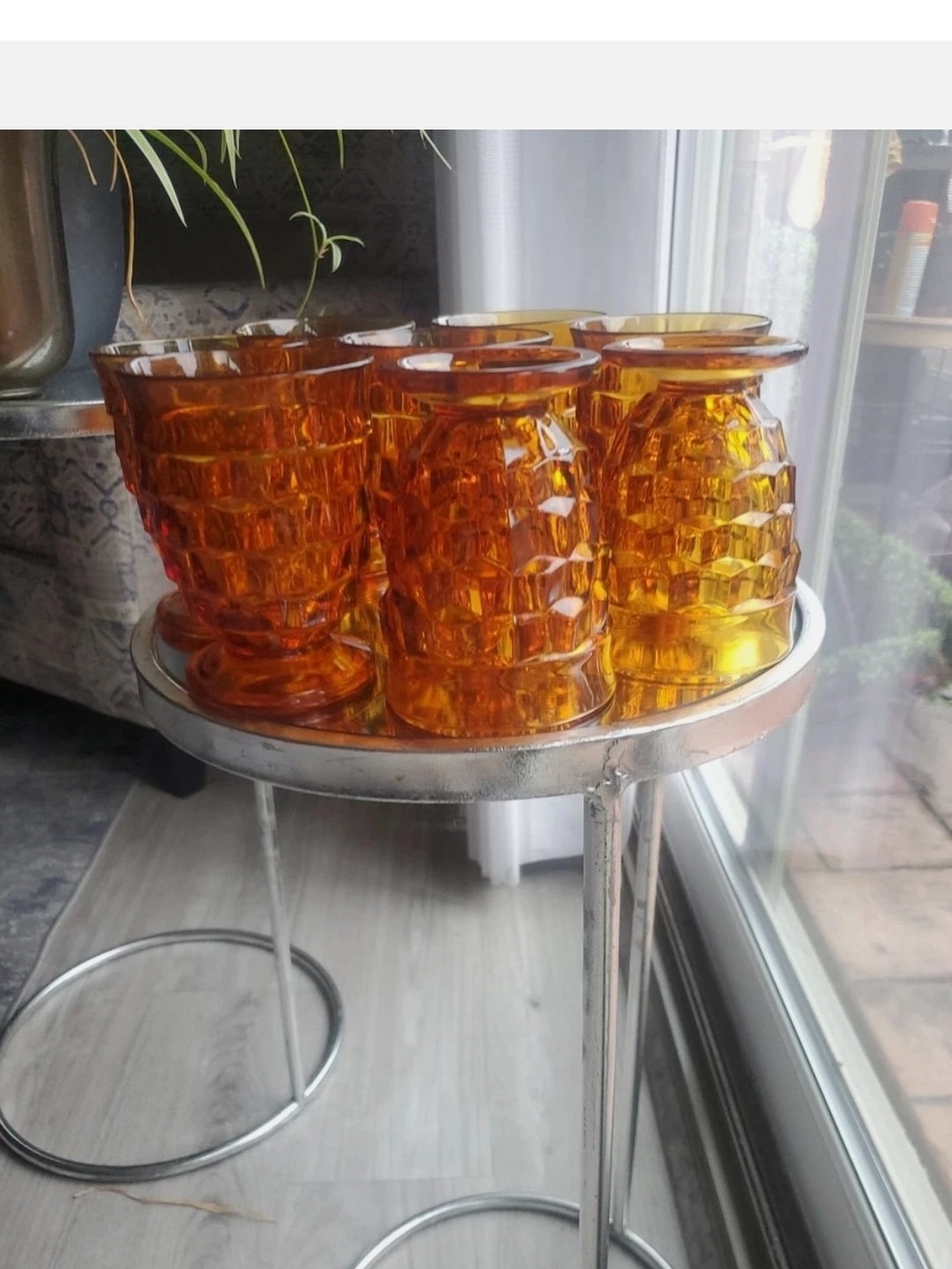Amber Glass Tumbler Set - Home Accents